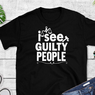 Camiseta Advogado Engraçado T-Shirt Negra