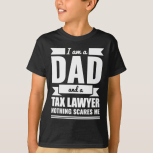 Camiseta Advogado Fiscal Nada Me Assusta Dar Dia de os pais