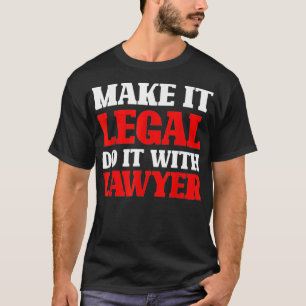 Camiseta Advogado Jurídico Funny Law School Procurador