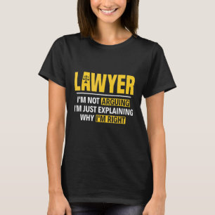 Camiseta Advogado, não estou discutindo, estou explicando p