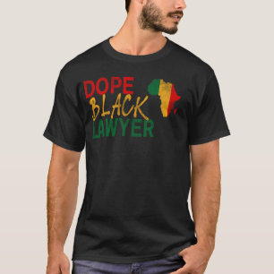 Camiseta Advogado Negro Africano Americano do Trabalho Negr