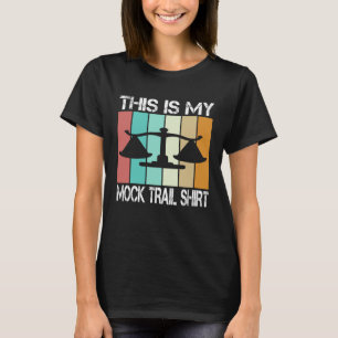 Camiseta advogado no futuro Este é o meu julgamento simulad