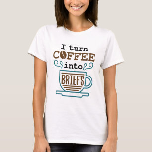 Camiseta Advogado Procurador Eu Transformo Café Em Resumos