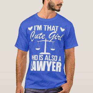 Camiseta Advogado sou aquela garota fofa que também é advog