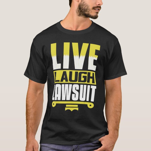 Camiseta Advogado Viva Ria Processo Faculdade de Direito Fu (Frente)