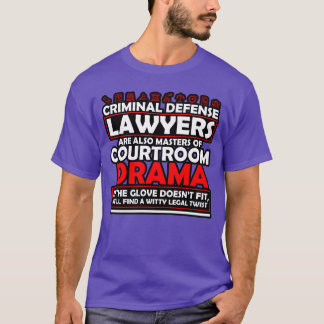 Camiseta Advogados de Defesa Criminal São Mestres Da Sala D