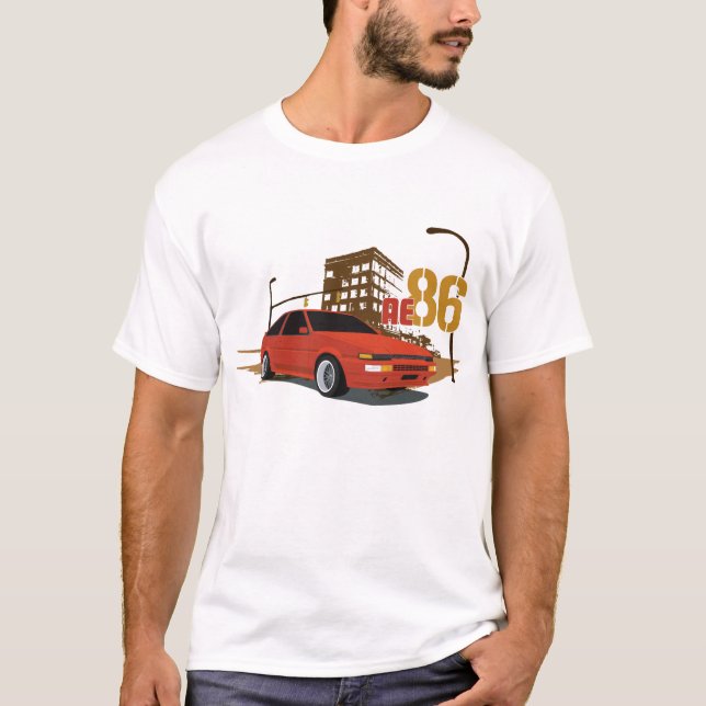 Camiseta AE86 - Trueno - Levin (Frente)