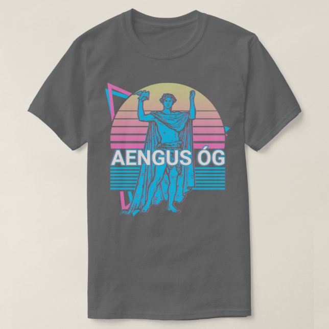 Camiseta Aengus Og Irlandês Deus Antigo Irlandês Mythology  (Frente do Design)