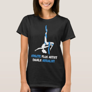 Camiseta Aerial Atleta Mais Artista Aerial Yoga Prendendo A