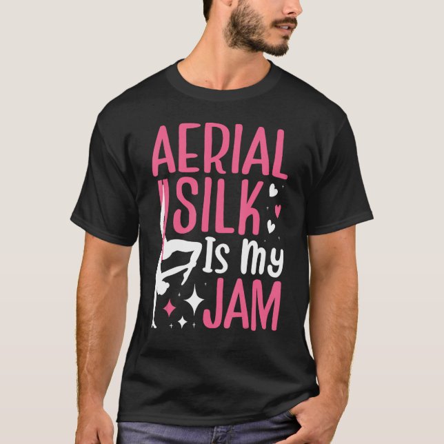 Camiseta Aerial Silk Aerialist I m Hanging By A Thread (Frente)