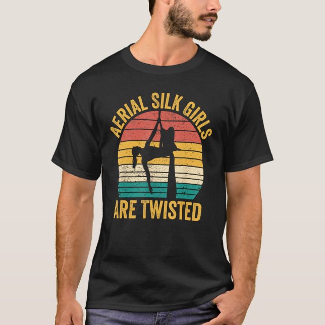 Camiseta Aerial Silk Girls Are Twisted Aerialist (Frente)