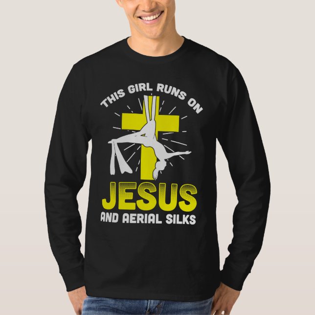 Camiseta Aerial Silks For Aerial Dancer Silk Aerialist Air  (Frente)