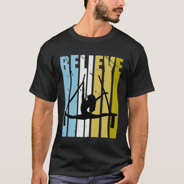Camiseta Aerialist Believe Silhouette Loves Practice Air Yo (Frente)