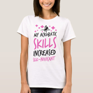 Camiseta Aerialista Ginástica Aérea Seda Acrobacia Performe