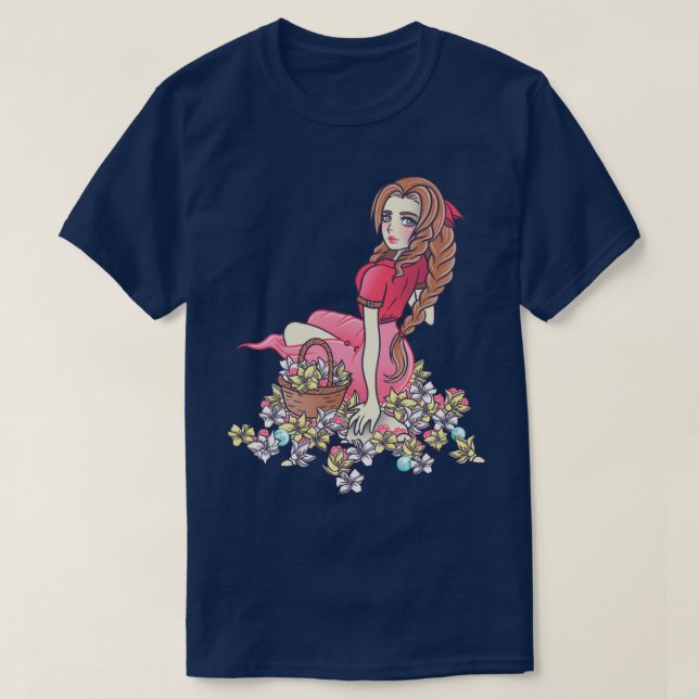 Camiseta Aerith (Frente do Design)