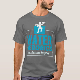 Camiseta Aeróbica Água Exercício Aquático de malhações Aquá