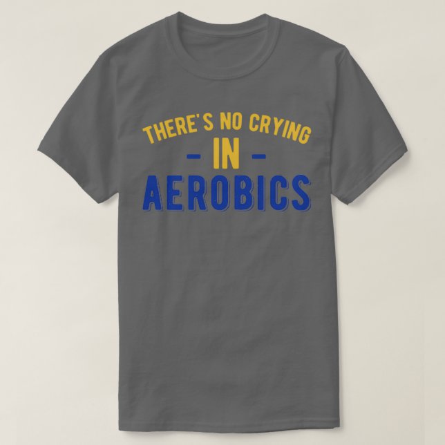 Camiseta Aeróbica Engraçada (Frente do Design)