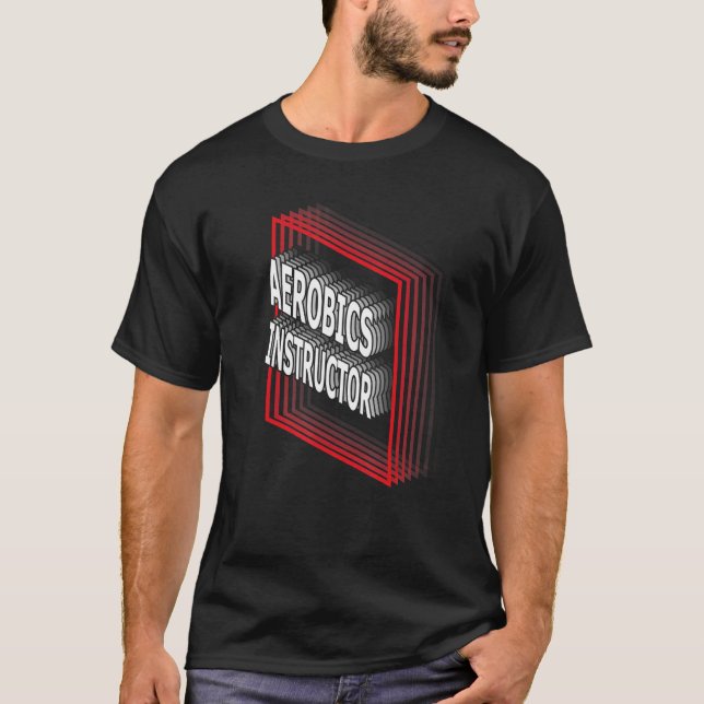 Camiseta Aerobics Instrutor Job Appreciation Retro (Frente)