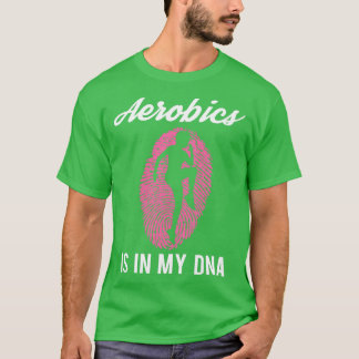 Camiseta Aeróbios Dizendo ginástica Citando Mulheres Garota