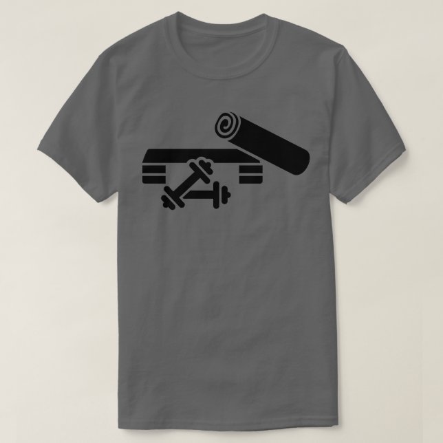 Camiseta Aeróbios, passo barbell. (Frente do Design)