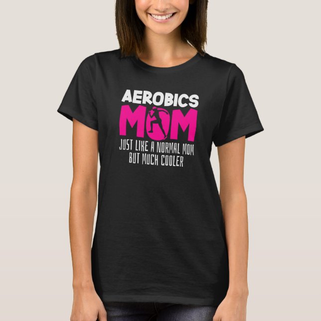 Camiseta Aeróbios Piada Workout Malhação Mamãe Ae (Frente)