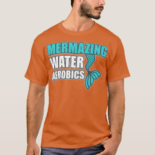 Camiseta Aeróbios Por Água Mercante Exercício De Aeróbica P