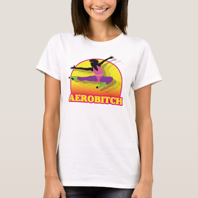 Camiseta Aerobitch voando alto (Frente)