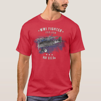 Camiseta Aeronave de combate WWI SE5a RAF