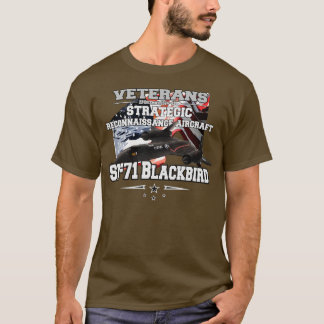 Camiseta Aeronave de reconhecimento estratégico SR71 Blackb