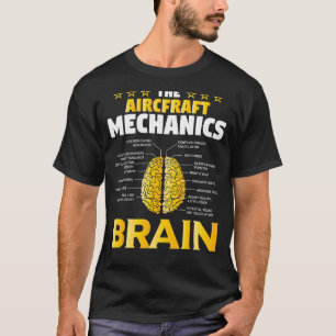 Camiseta Aeronave Mechanical Brain Aviation 3