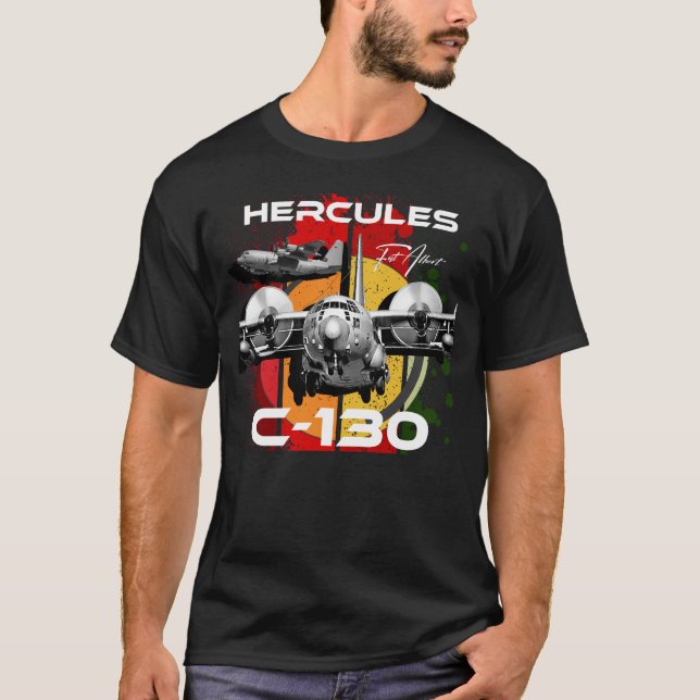 Camiseta Aeronave Militar C-130 Hércules (Frente)