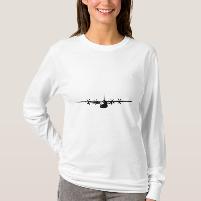 Camiseta Aeronave Militar C-130 Hércules (Frente)