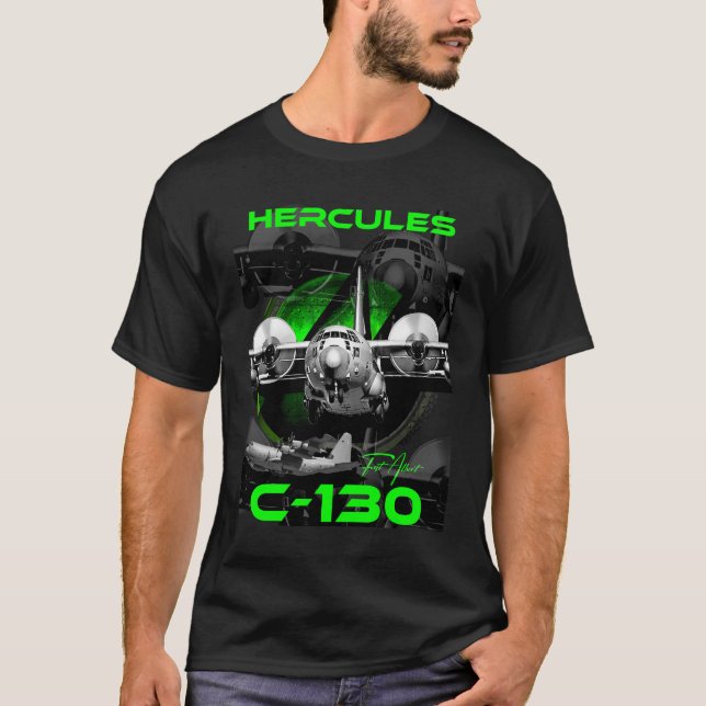 Camiseta Aeronave Militar C-130 Hércules (Frente)