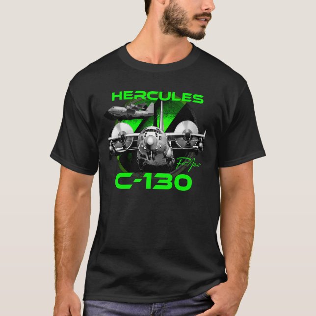 Camiseta Aeronave Militar C-130 Hércules (Frente)