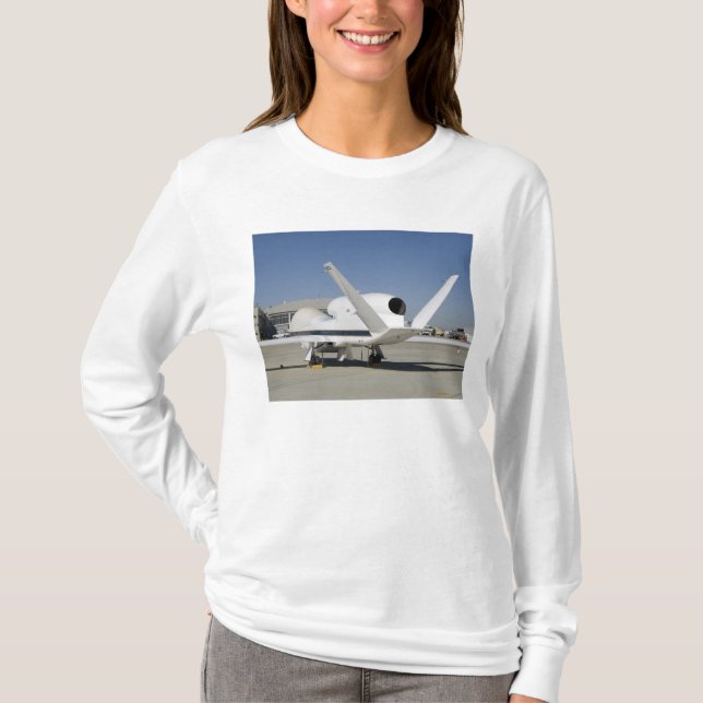 Camiseta Aeronave não tripulada Global Hawk (Frente)