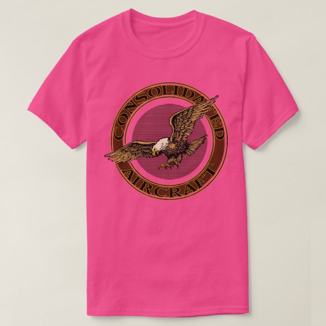 Camiseta Aeronaves consolidadas EUA (Frente do Design)