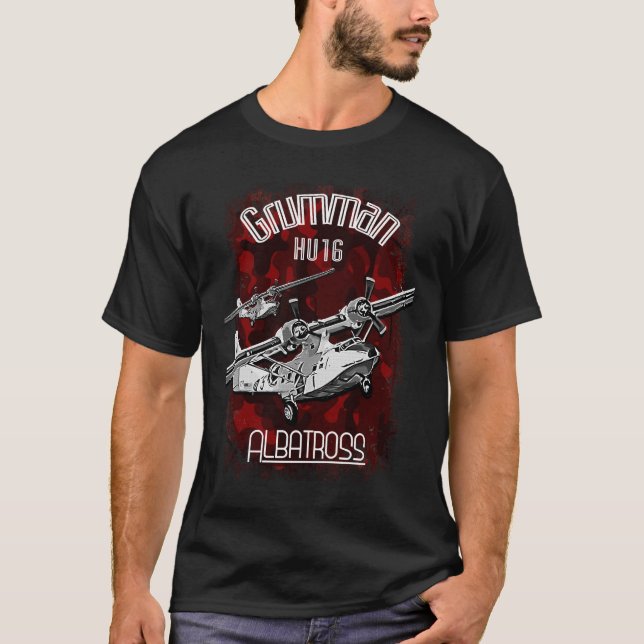 Camiseta Aeronaves Grumman HU-16 Albatross (Frente)