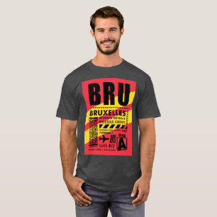 Camiseta Aeroporto BRU Bruxelas