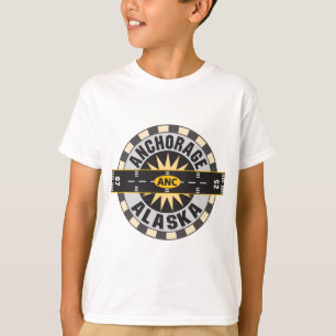 Camiseta Aeroporto de Anchorage Alaska ANC