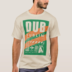 Camiseta Aeroporto de Dublin DUB