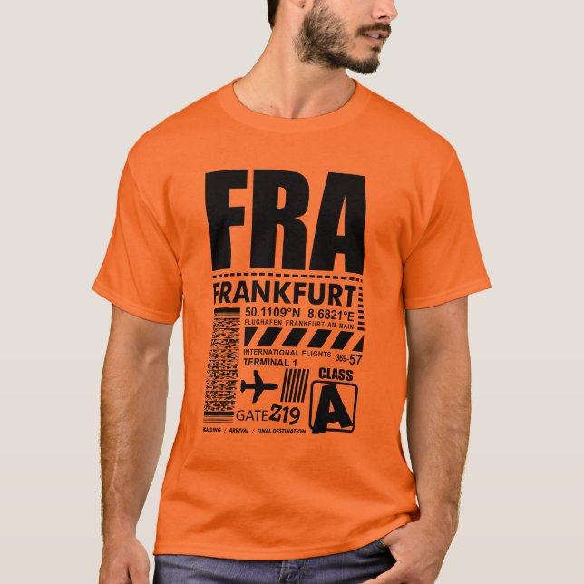 Camiseta Aeroporto de Frankfurt (Frente)