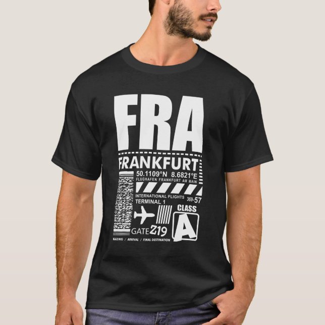 Camiseta Aeroporto de Frankfurt (Frente)