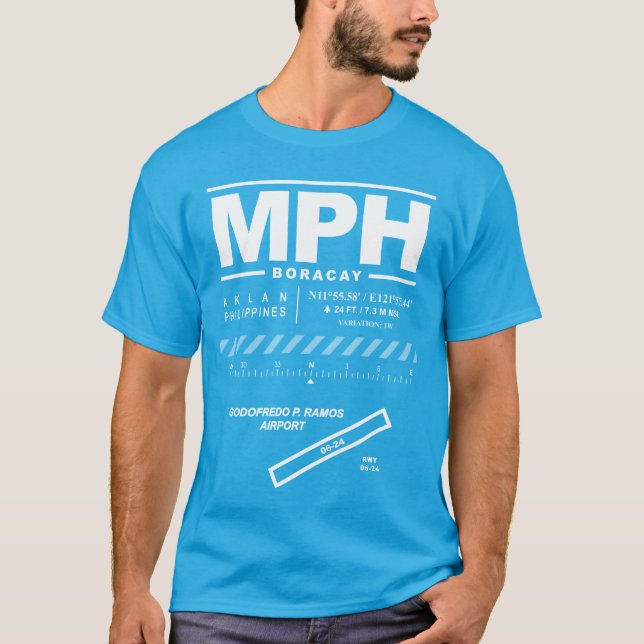 Camiseta Aeroporto de Godofredo P. Ramos - T-Shirt MPH (Frente)