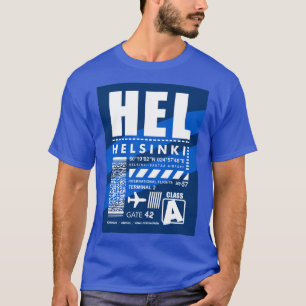 Camiseta Aeroporto de Helsínquia HEL