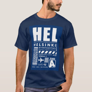 Camiseta Aeroporto de Helsínquia HEL