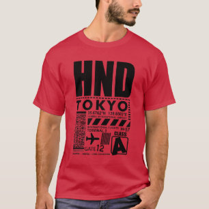 Camiseta Aeroporto de HND Haneda Tokyo