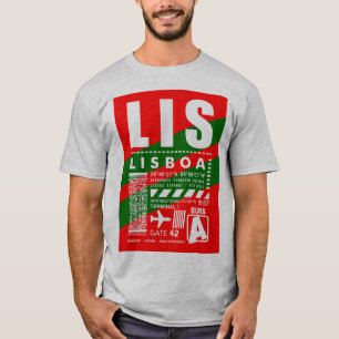 Camiseta Aeroporto de Lisboa LIS