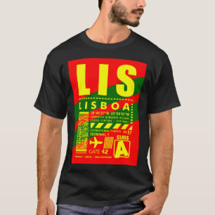 Camiseta Aeroporto de Lisboa LIS