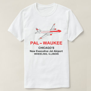Camiseta Aeroporto de Palwaukee, Wheeling, Illinois