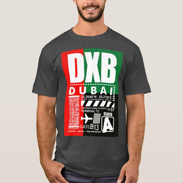 Camiseta Aeroporto DXB Dubai (Frente)